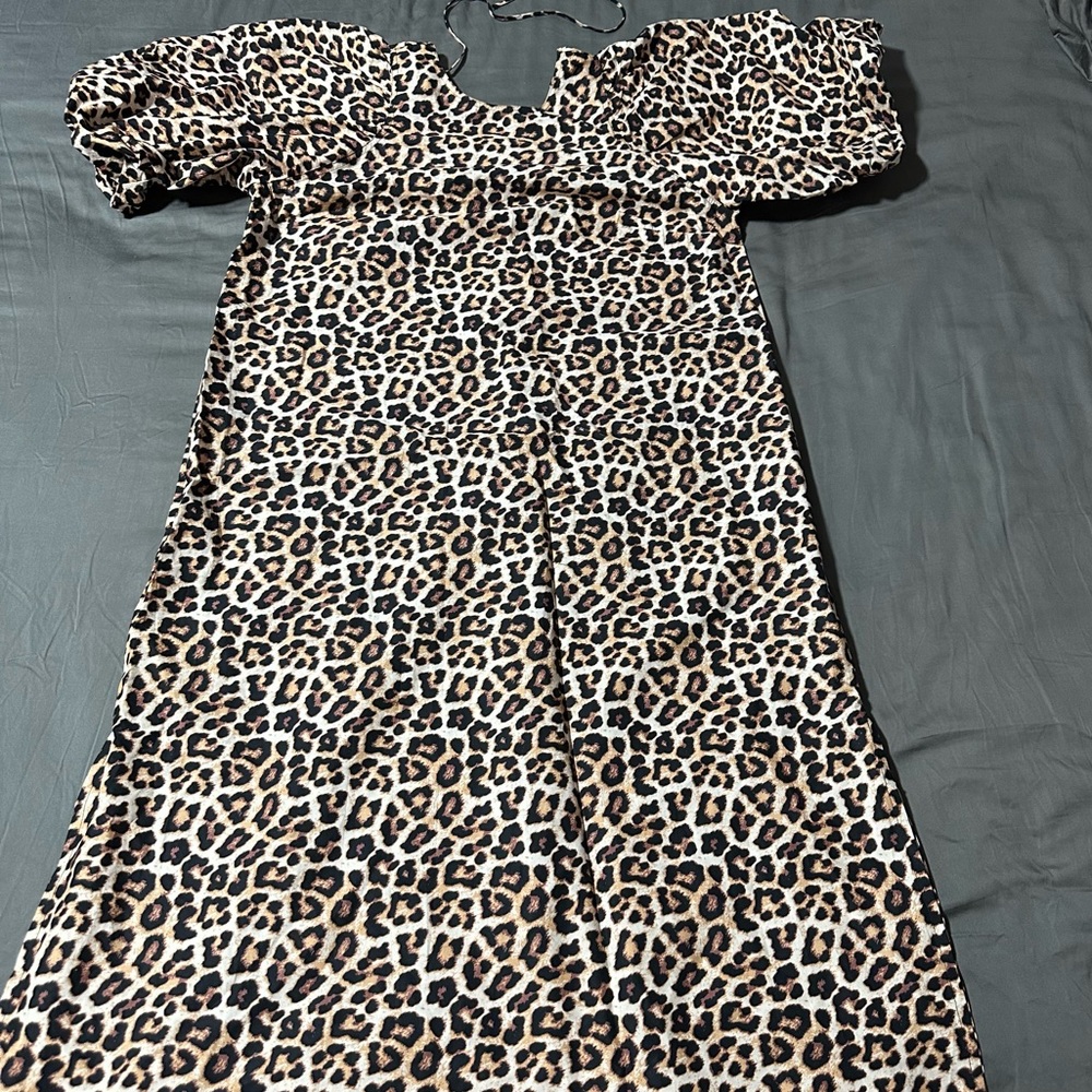 H&M Leopard Print Maxi Dress